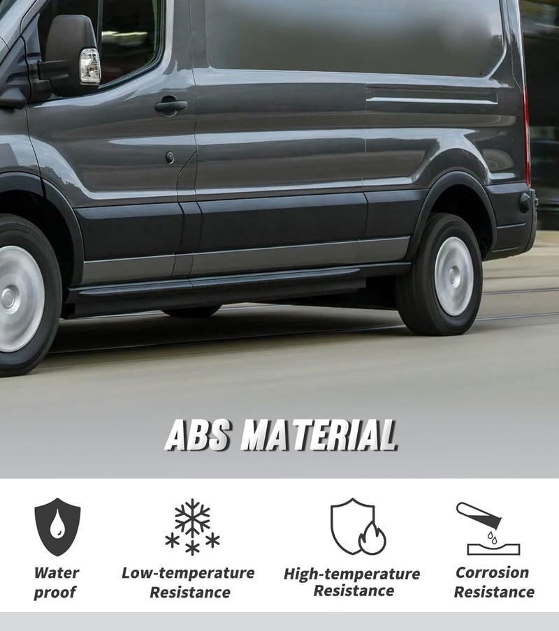 YUWUTF Rear Left Fender flare Molding Trim Wheel Cover Compatible with 2015-2023 Transit 150 250 350 - Image 3